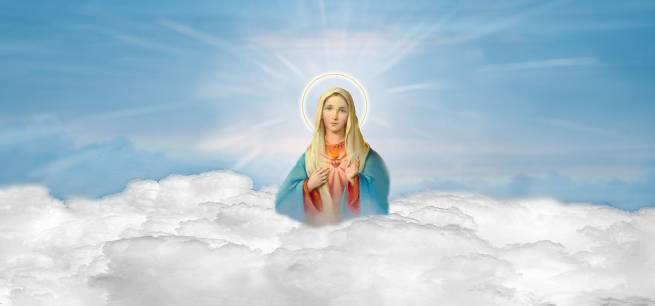 Immaculate Heart Blue Clouds (Spanish)